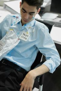 Sleeping worker